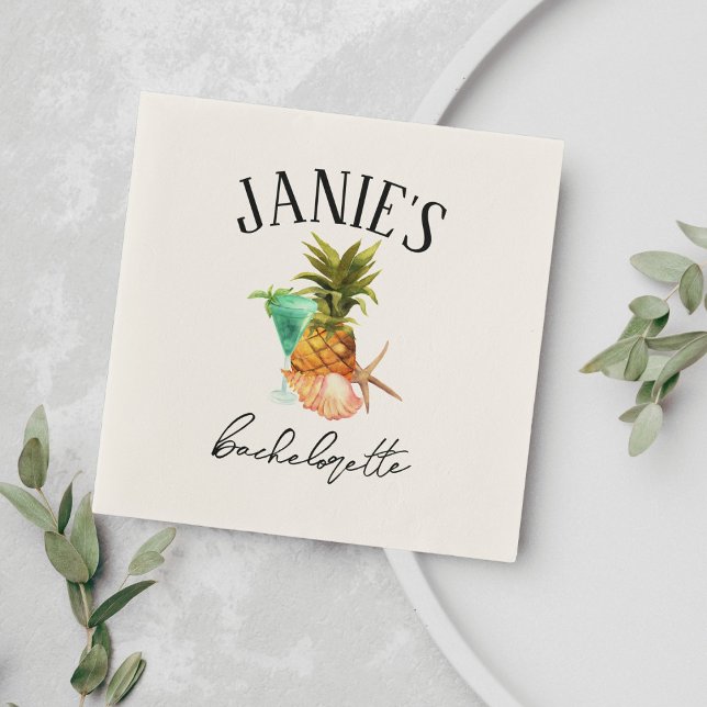 Serviette En Papier Enterrement de vie de jeune fille sur la Côte d'Am (Créateur téléchargé)