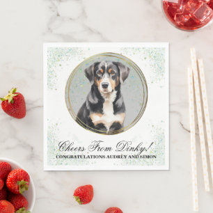 Serviette En Papier Entlebucher Mountain Dog Mariage photo Napkins