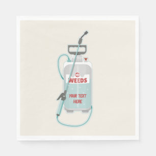 Serviette En Papier Entretien du jardin de pulvérisation de mauvaises