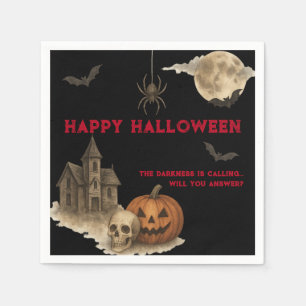 Serviette En Papier Entrez Si Vous Osez - Maison Halloween Éffrayante 