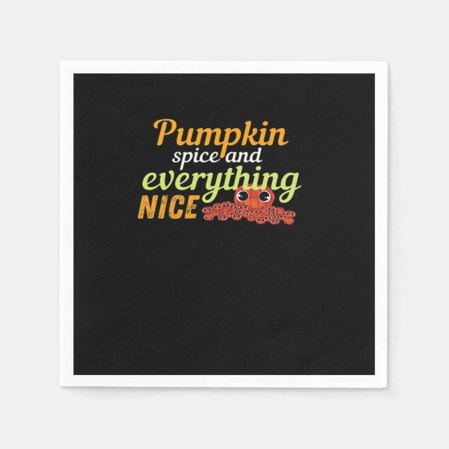 Serviette En Papier Épice citrouille & Tout Nice Halloween Basic De (Devant)