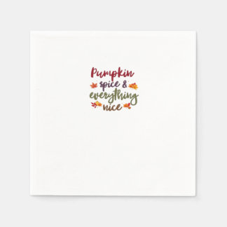 Serviette En Papier Épice citrouille & Tout Nice Latte Lover