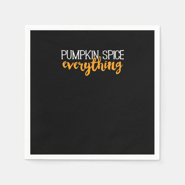 Serviette En Papier Épices citrouilles Tout Automne Saison Automne Ess (Devant)