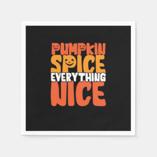 Serviette En Papier Épices citrouilles Tout Nice Halloween Hilarié