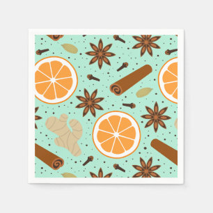 Serviette En Papier épices de Noël