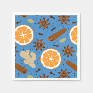 Serviette En Papier épices de Noël