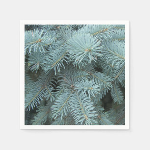 Serviette En Papier Épinette bleue gris vert