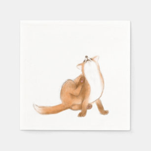 Serviette En Papier Épingler le renard
