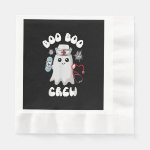 Serviette En Papier Équipage Boo Boo Mignon Fantôme Infirmière Drôle H