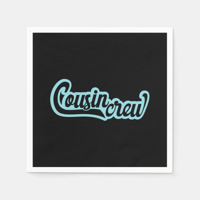 Serviette En Papier Équipage Cousin (Devant)