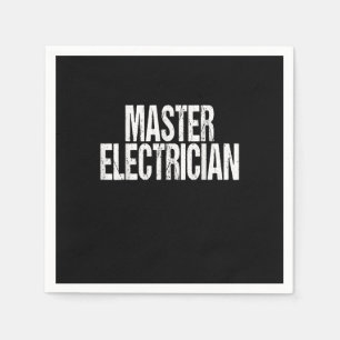 Serviette En Papier Équipe cycliste Master Electrician Event Equipment