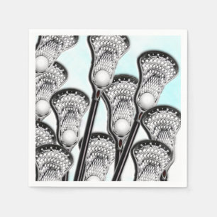 Serviette En Papier Équipe de Lacrosse