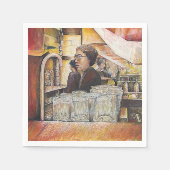 Serviette En Papier Équivalent lumineux des émotions passionnées (Devant)