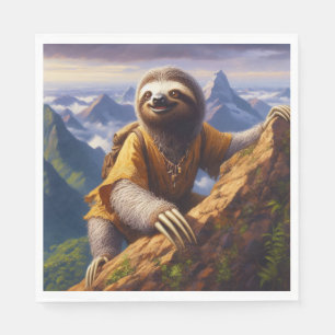 Serviette En Papier Escalade de Sloth Mountain