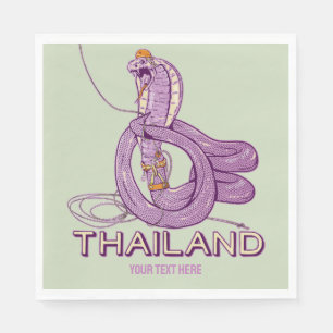Serviette En Papier Escalade Snake Rock Thaïlande