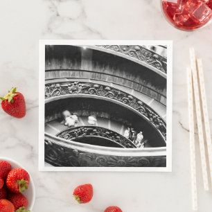 Serviette En Papier Escalier Spiral