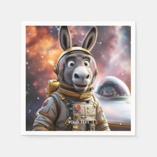 Serviette En Papier Espace astronaute Imaginaire