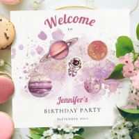 Espace extra-atmosphérique Filles roses Rocket Pla