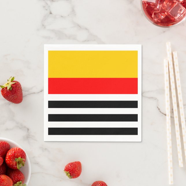 Serviette En Papier Espagnol Stripe Classic papier serviette (En situation)