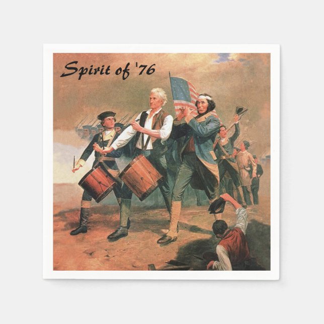 Serviette En Papier Esprit de '76 (Devant)