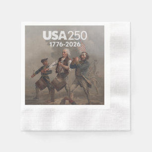 Serviette En Papier Esprit de 76 - 250e anniversaire de l'Amérique