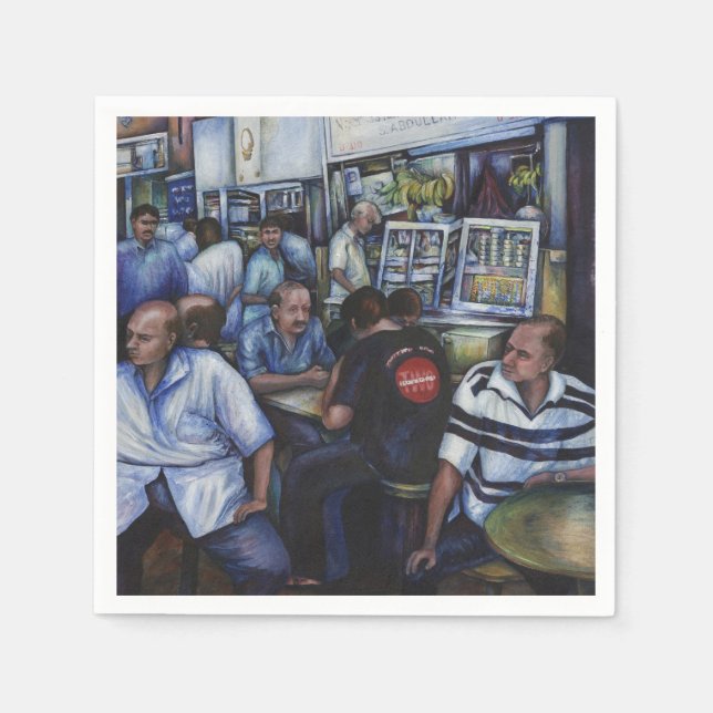 Serviette En Papier Et...Elle a épousé le Mailman, Singapour (Devant)