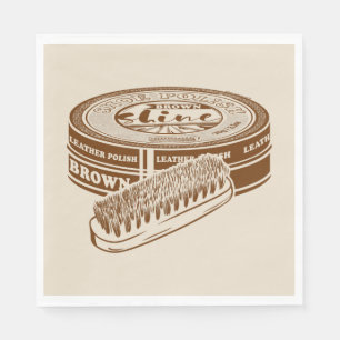 Serviette En Papier étain à chaussures Brown
