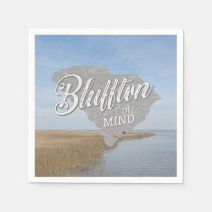 Serviette En Papier État d'esprit Bluffton Basse Caroline du Sud