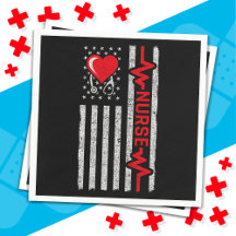 Etats-Unis Héros Drapeau américain Vie Infirmière