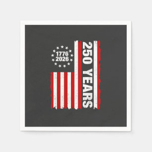 Serviette En Papier États-Unis vintages Semiquincentennial 250e Annive