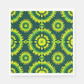 Serviette En Papier Été Chic Luncheon Cercles de serviettes Design