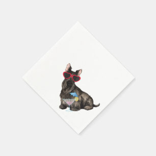Serviette En Papier Été écossais Terrier