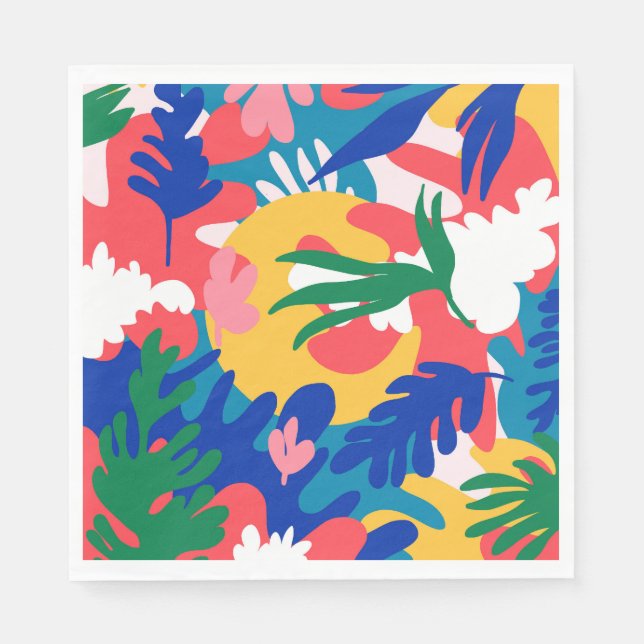 Serviette En Papier Été mexicain (Devant)