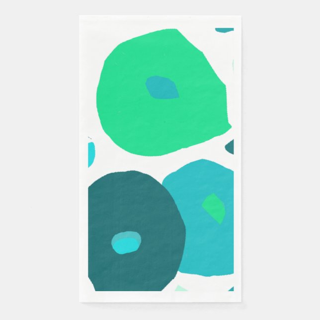 Serviette En Papier Eté nature ombre Papier Napkin (Devant)