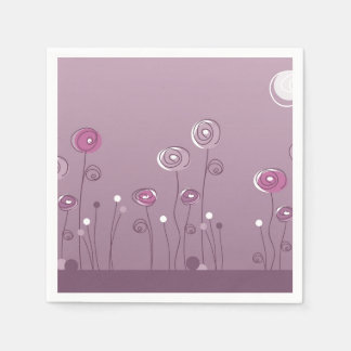 Serviette En Papier Été pourpre