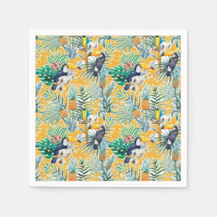 Serviette En Papier Été tropical