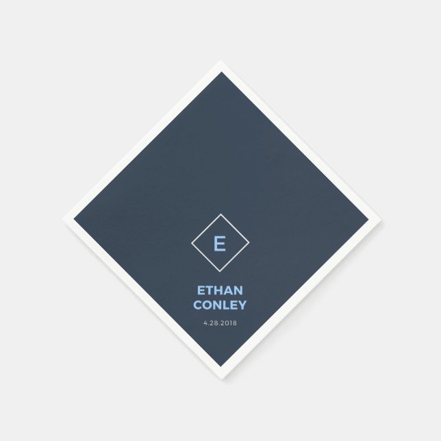 Serviette En Papier Ethan's Bar Mitzvah Cocktail Napkin (Coin)