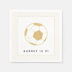 Serviette En Papier Étoile de football