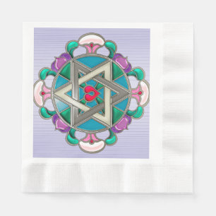 Serviette En Papier Étoile de jardin