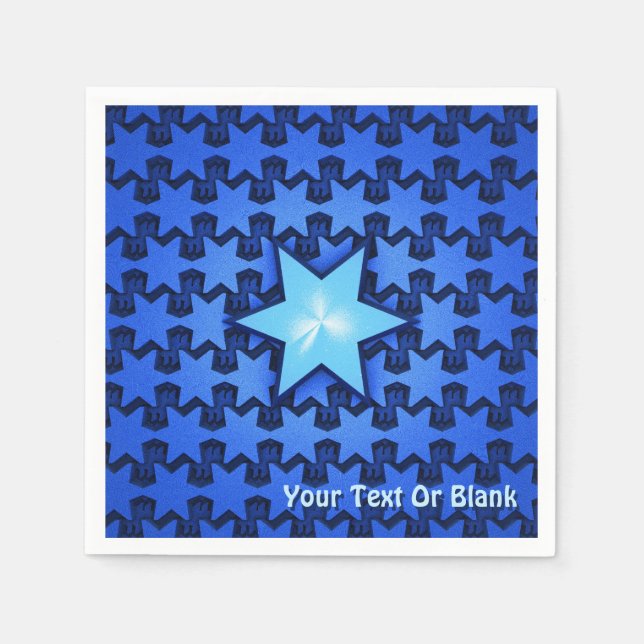 Serviette En Papier Étoile du centre (Devant)