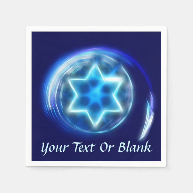 Serviette En Papier Étoile encerclée (Devant)