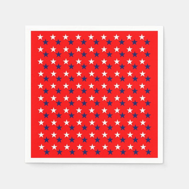 Serviette En Papier Étoiles (Devant)