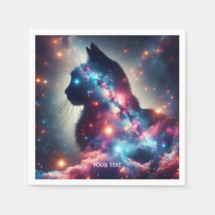 Serviette En Papier Étoiles de chats d'Imaginaire