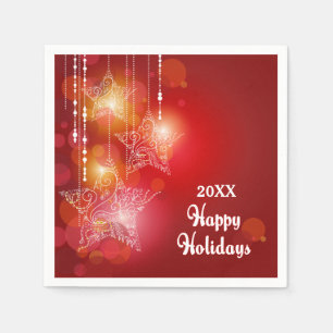 Serviette En Papier Étoiles de Noël