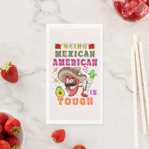 Serviette En Papier Être Mexicain Américain Est Difficile