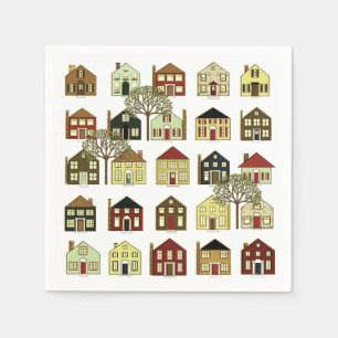 Serviette En Papier Événement d'agent immobilier