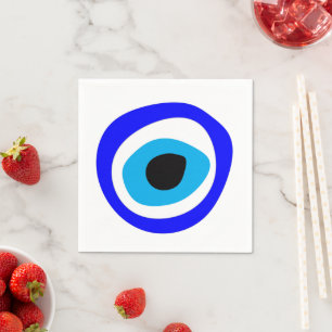 Serviette En Papier Evil Eye Talisman & Arab Amulet /turc, grec