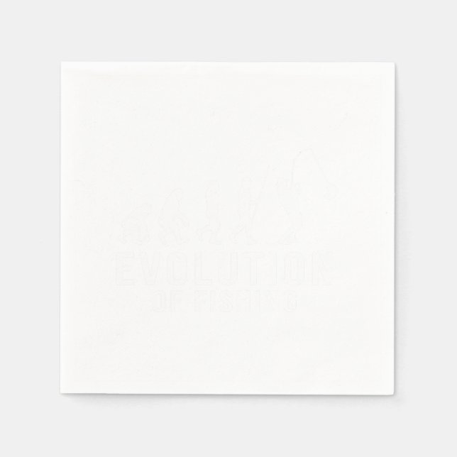 Serviette En Papier Évolution Pêche Pêcheur Pêcheur Pêcheur Pêcheur Pê (Devant)