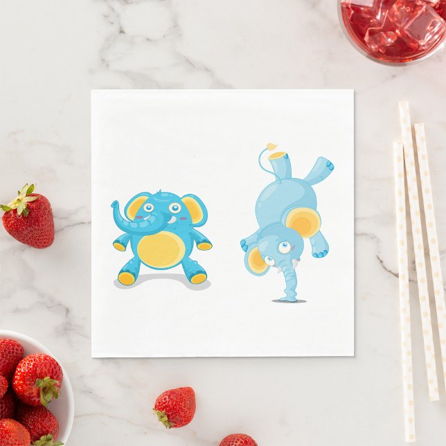 Serviette En Papier Exécution d'éléphant (Créateur téléchargé)