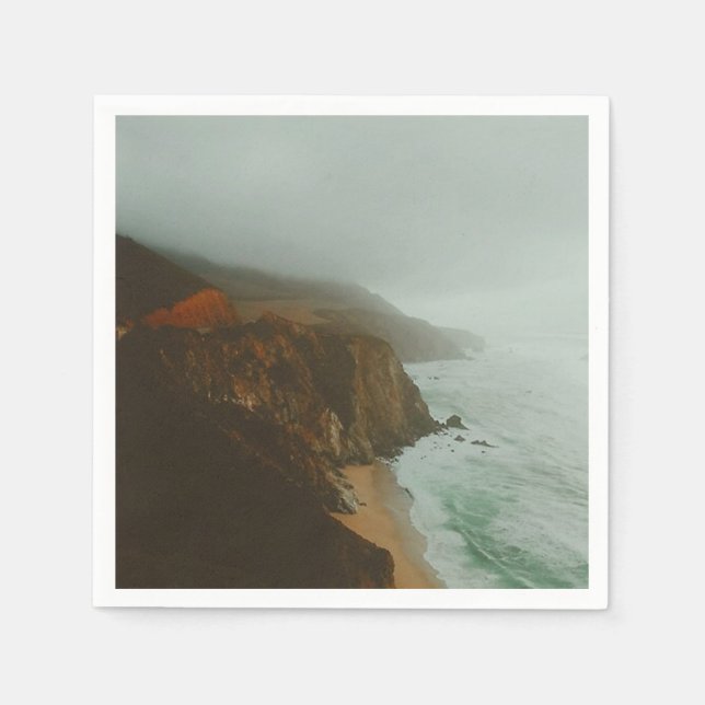 Serviette En Papier Exploration de Big Sur (Devant)
